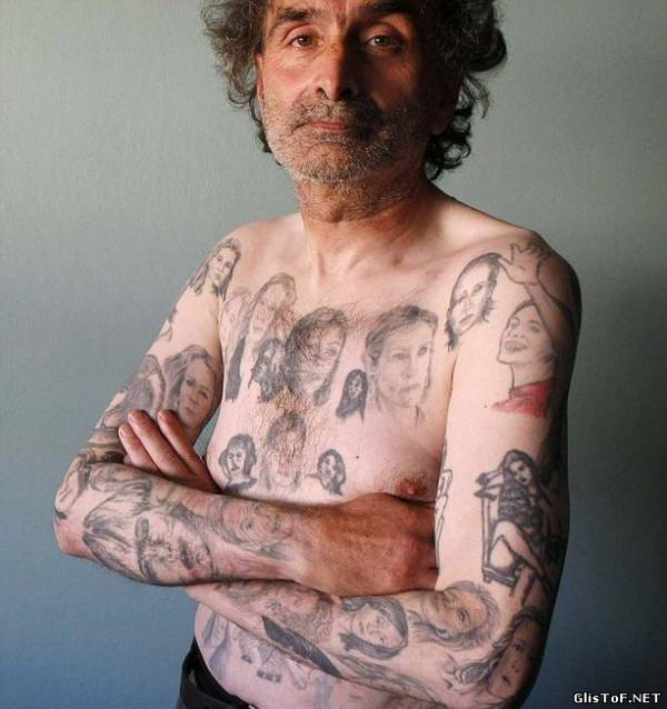 Фанат Джулии Робертс сделал себе 82 татуировки с ее портретом S66570092