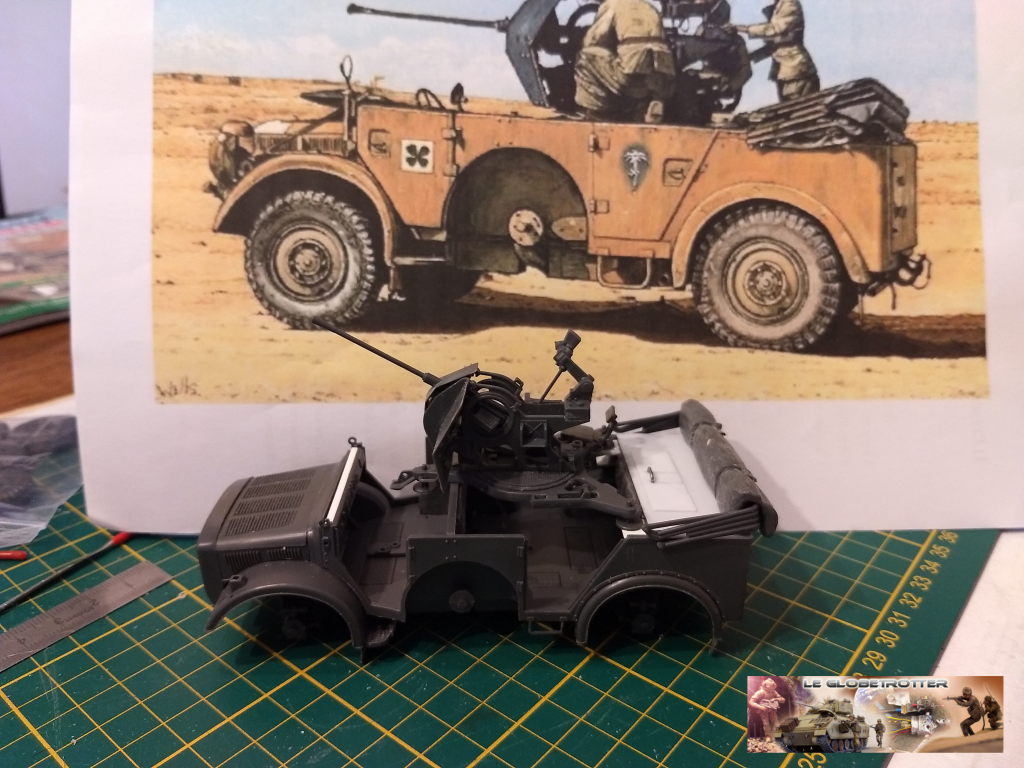 tamiya - Horch 1A + flak 38 - Tamiya + scratch + impression résine - 1/35 Horch--a020