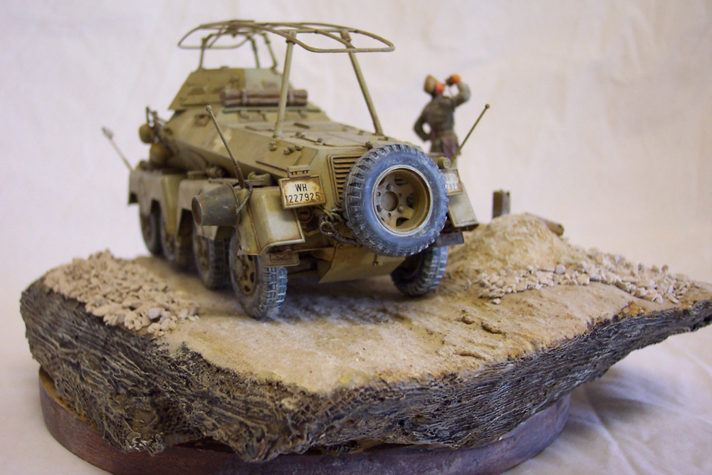 Sd.Kfz 232, Soif dans le désert - Tamiya 1/35 Sdkfz23203