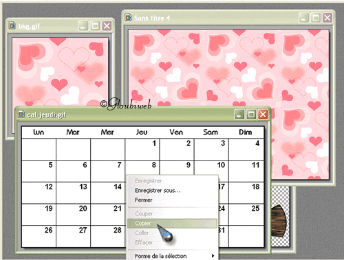 Tuto Photofiltre Studio => Faire un Calendrier Tuto195