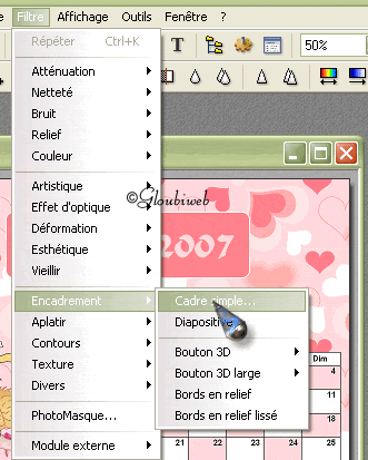 Tutoriel -> Créer un calendrier mensuel.(PhotoFiltre) Tuto206