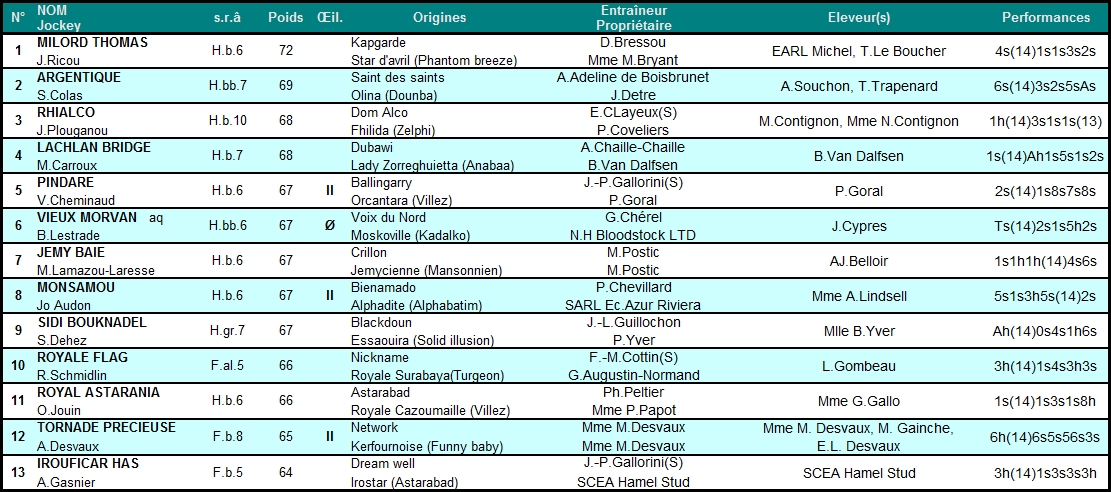 Prix Murat 2015 (St., Gr.II, Auteuil) 3-04 : Royal Astarania Murat2015