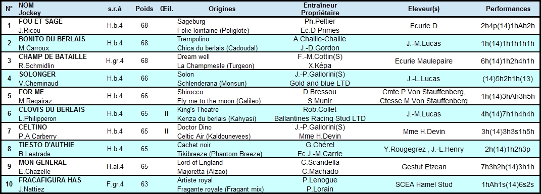 Prix Pepinvast 2015 (H., Gr.III, Auteuil) 3-04 : Bonito du Berlais Pepinvast2015