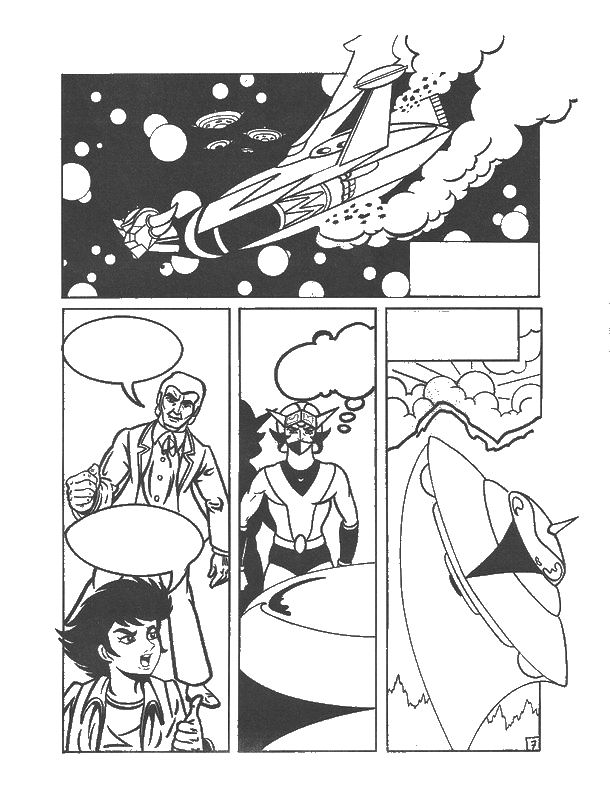 Goldorak Coloriage N 2 Page07