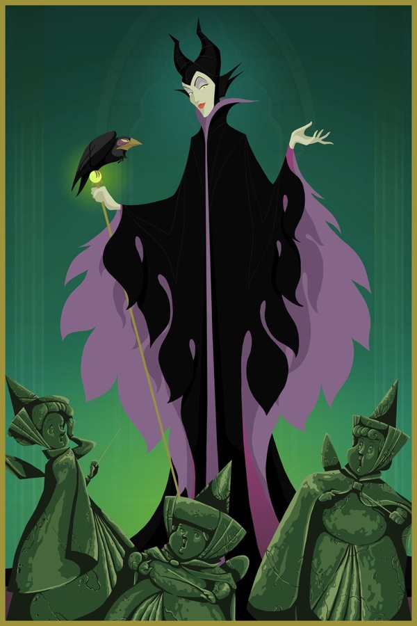 Il imagine la fin des Disney si les méchants avaient triomphé Disney-Villain-Maleficient-winning-by-Justine-Turrentine