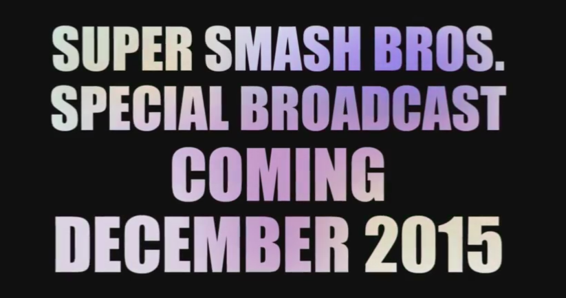 Final Smash Bros video presentation airing on December 15th Nomin