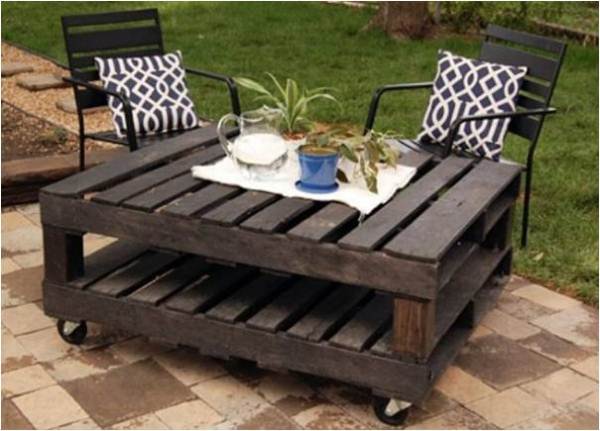 Recycled Wood Pallet: Decoration and Functionality Wood-pallets-coffee-table-1