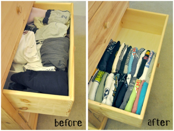 Organized T-Shirt Drawers Drawers_1