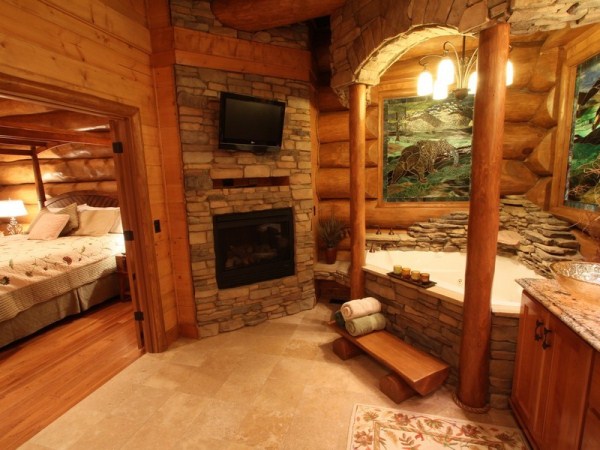 Magnificent Custom Log Home Custom-log-home-11