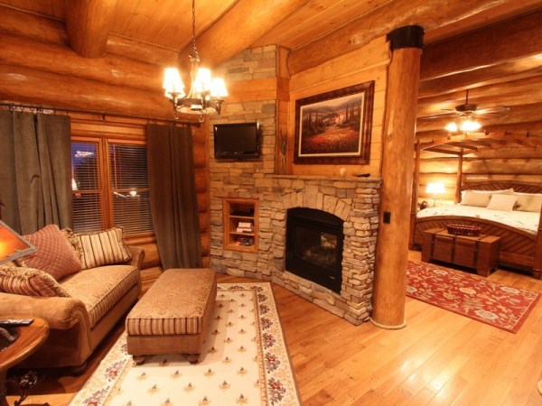 Magnificent Custom Log Home Custom-log-home-8