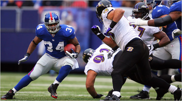 Giants RUN OVER Ravens For `Fifth Straight WIN !!! 17giants.600