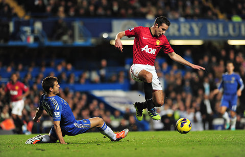    || Carlsberg Premier League || Match No:-9 ||Real Madrid vs Manchester United FC || Santiago Bernabeau. December 22,2012 02goal-van-persie-blog480