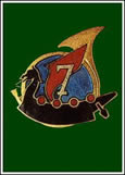 insigne du 7e régiment de Chasseurs 7ch