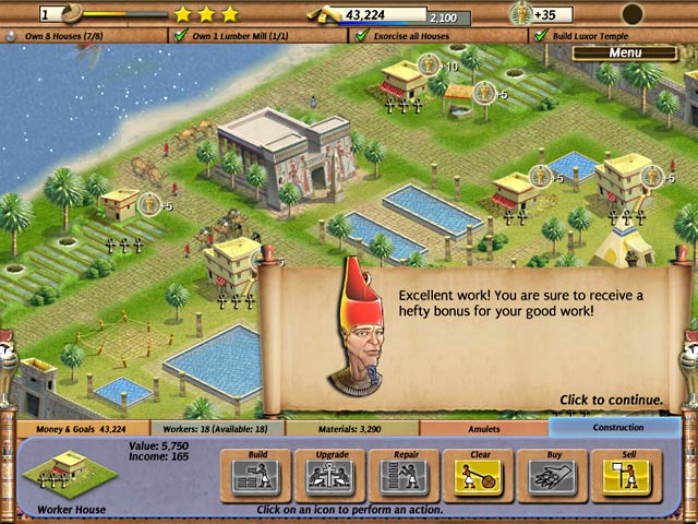 حصريا لعبة Empire Builder - Ancient Egypt  Screen2