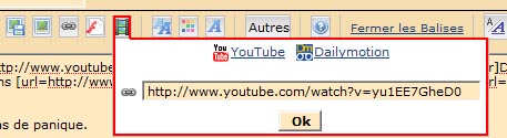 Comment poster une vidéo visible sur le forum, ou une animation flash ? Balises1