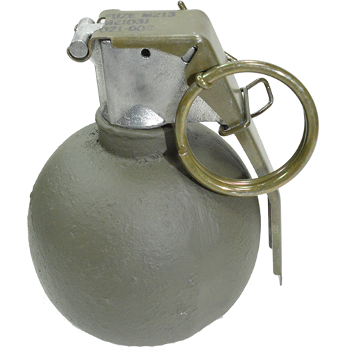 Granadas Polished_Painted_M67_Baseball_Hand_Grenade