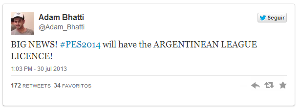 PES 2014 contará con la Liga Argentina totalmente licenciada 6a2d5712aa4cd0062fc74e2ec348034d