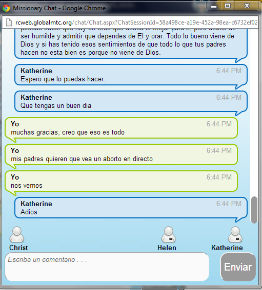 Trolleada a chat misionero "Mis padres son satánicos" 7834e2fc4c1b26edf96f605bf81356f5