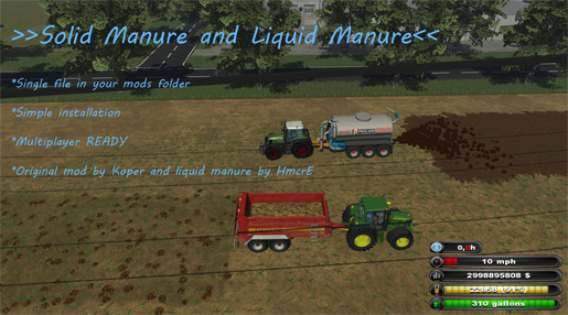 Liquid Manure & Solid Manure Mod Sm6mn6