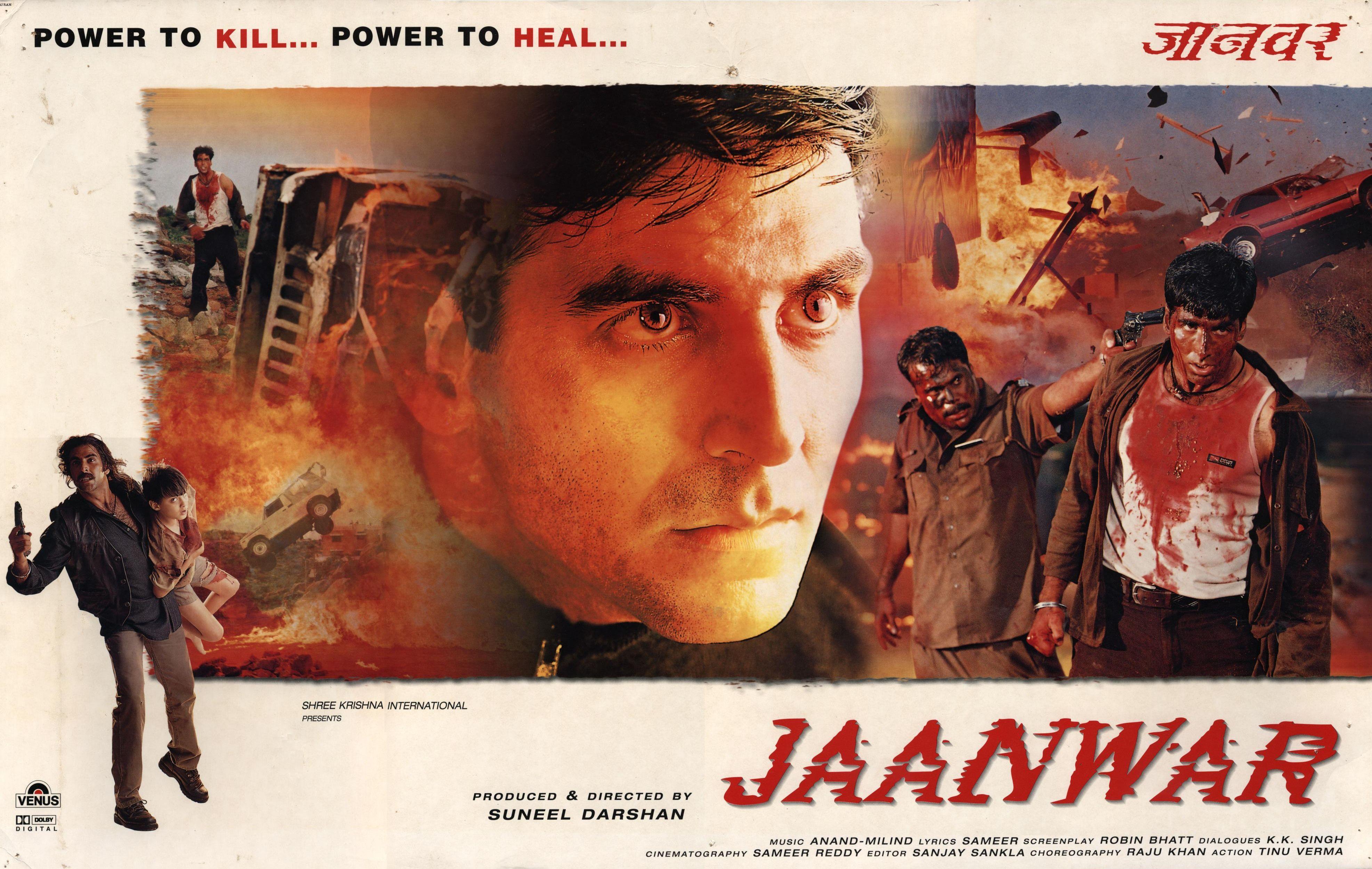 JAANWAR (1.999) con AKSHAY KUMAR + Jukebox + Vídeos Musicales + Sub. Español  Jaanwar-3928l