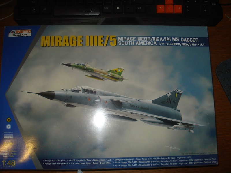 Mirage IIIE - Argentinska flygvapnet - Kinetic 1/48 Mirage_3e_s_america_48th_box