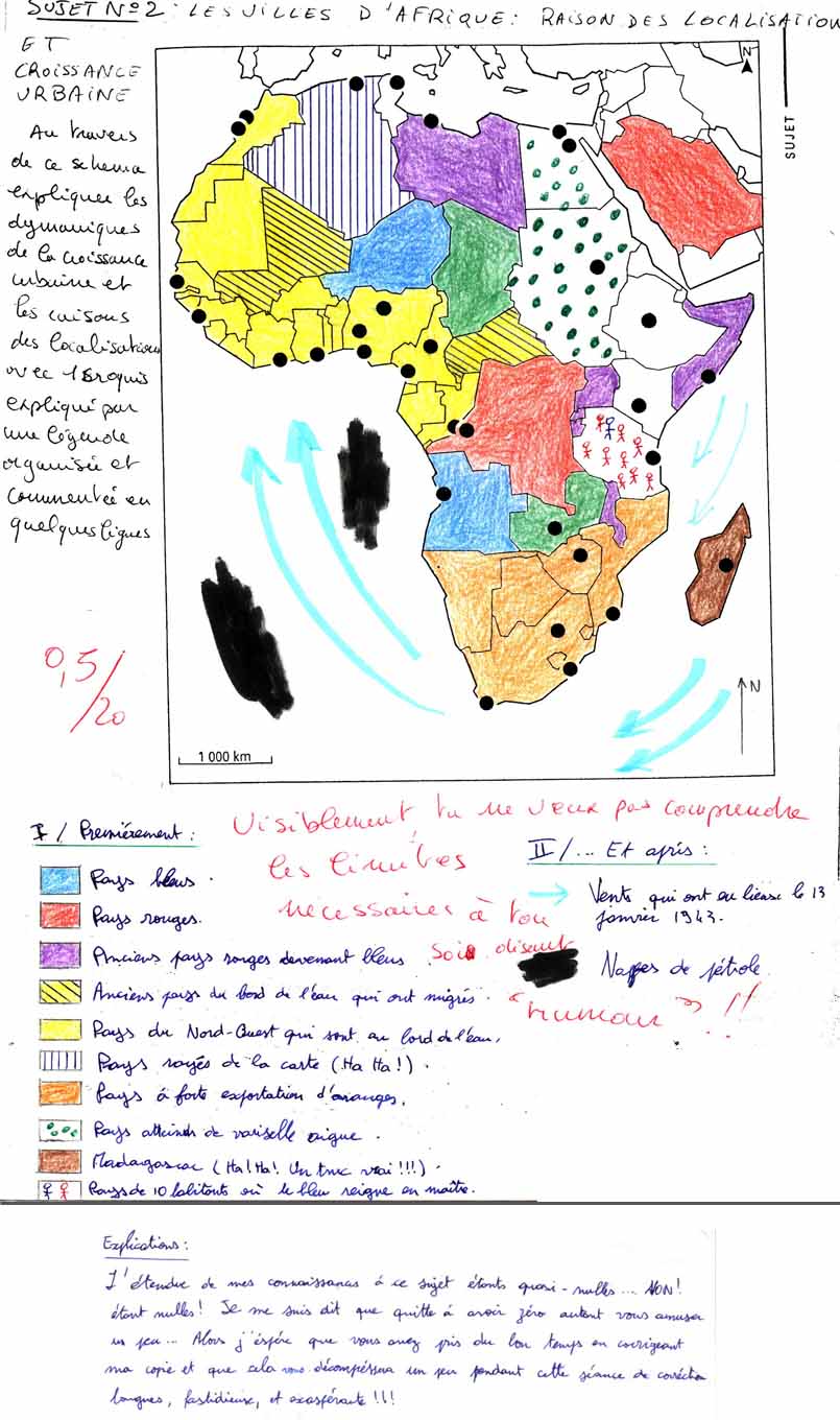 Blague Scolaire Carte