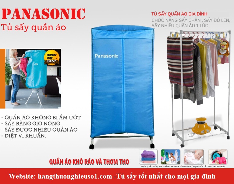 Máy sấy quần áo Panasonic HD-882FD có điều khiển từ xa 1423619983