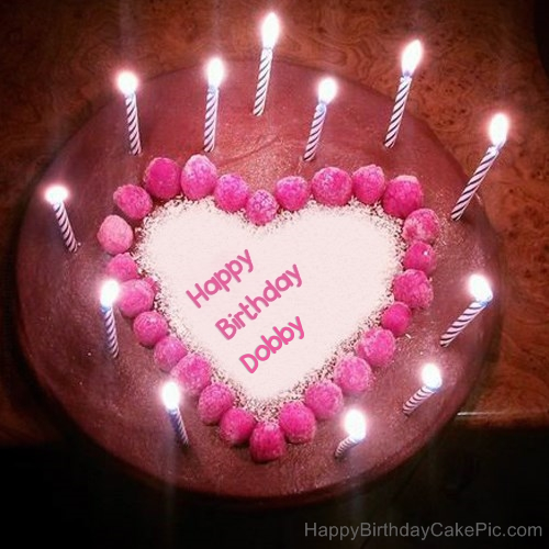 It's Dobbie's one-year anniversary Candles-heart-happy-birthday-cake-for-Dobby