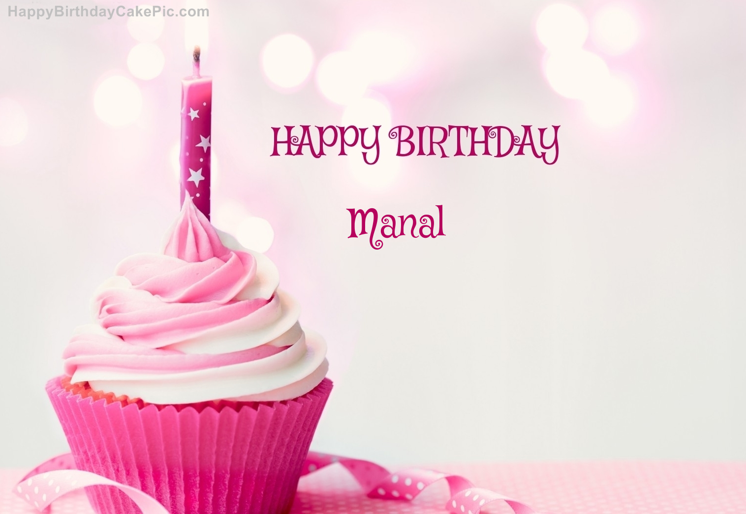 عييييييييييييييييد مييييييييييييييييييلادي Happy-birthday-cupcake-candle-pink-picture-for-Manal