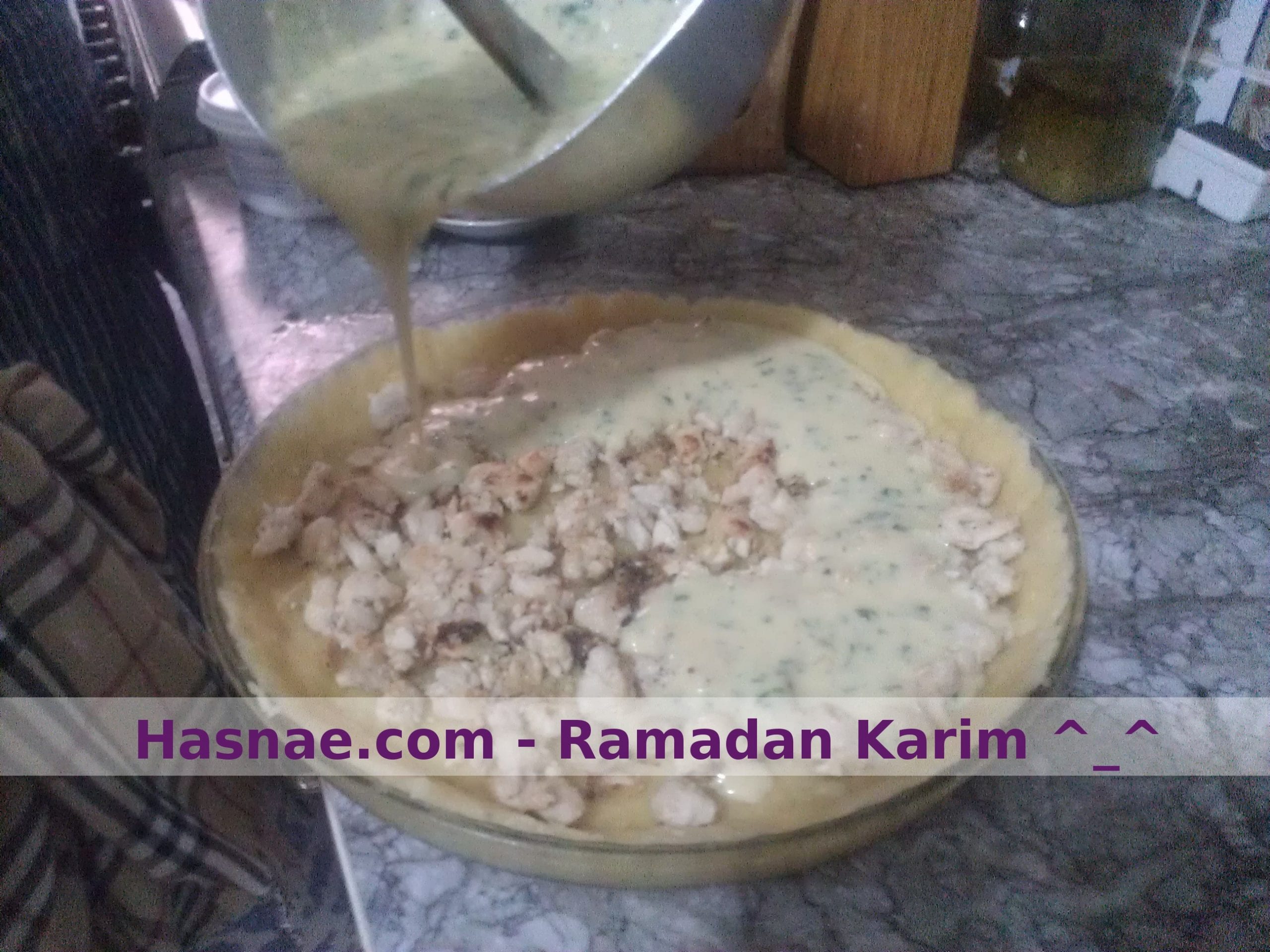 أطباق رمضانية: طريقة تحضير كيش بالدجاج Kiche-poulet-Hasnae.com-4