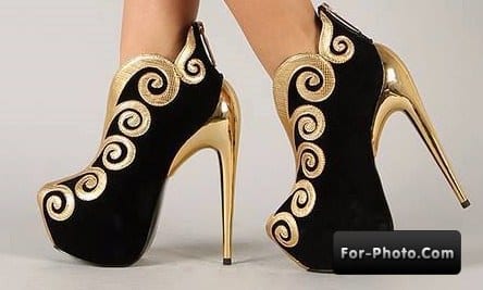 احذية وشوزات للعروسه 2014 For-photo.com-funy-black-and-golden-shoes_800_For-Watermark