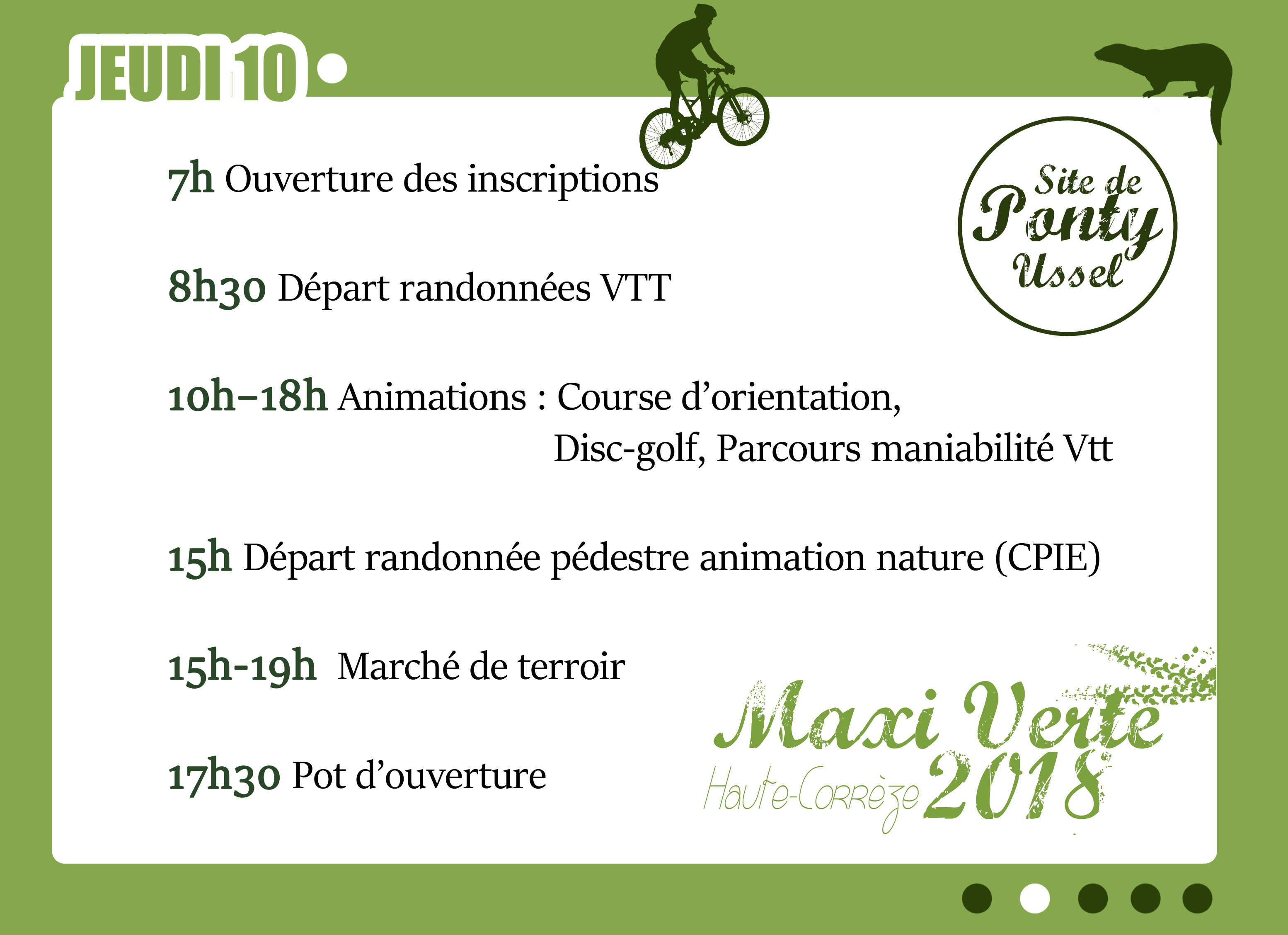 Maxi Verte 2018 - Jeudi 10 Jeudi