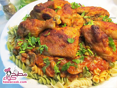 طريقة عمل دجاج كاشتوري (Cacciatore ) 13860901023