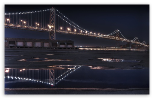 صور هائلة ورائعة أكثر ممن تتصور  (طبيعية ، أحياء  مدن )  Bay_bridge_at_night-t2