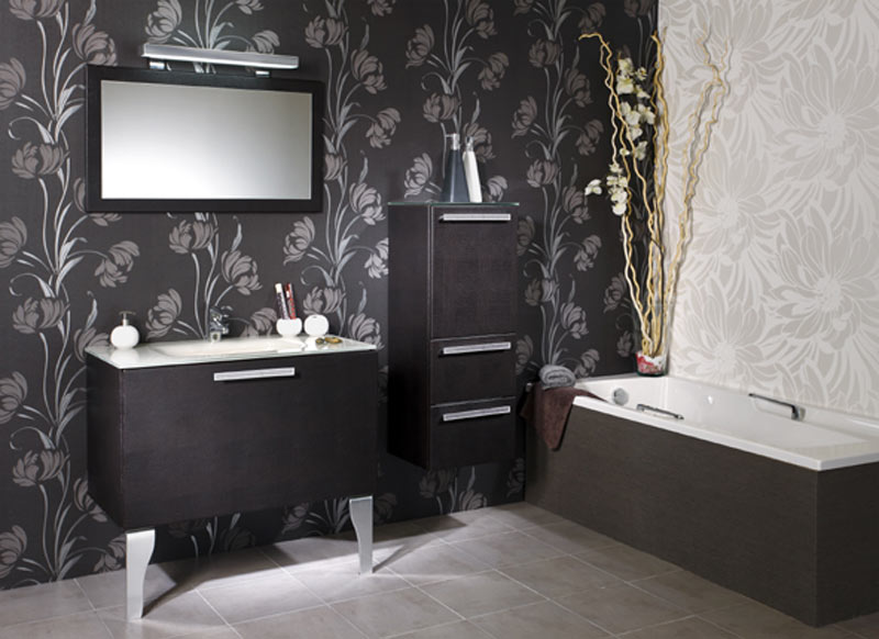 Strzeżony Apartament Black-and-white-wallpaper-for-bathroom-4-desktop-background