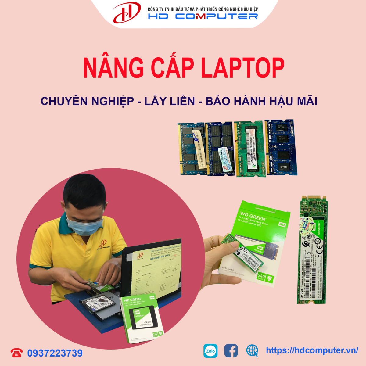 ĐỊA CHỈ NÂNG CẤP LAPTOP DELL UY TÍN QUẬN TÂN BÌNH DELLGG