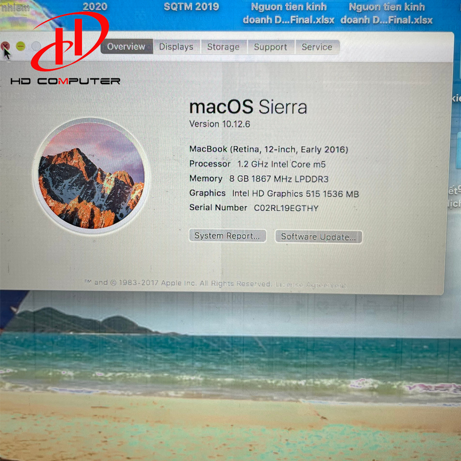 Sửa màn hình macbook bị sọc tại HD Computer Soc%203
