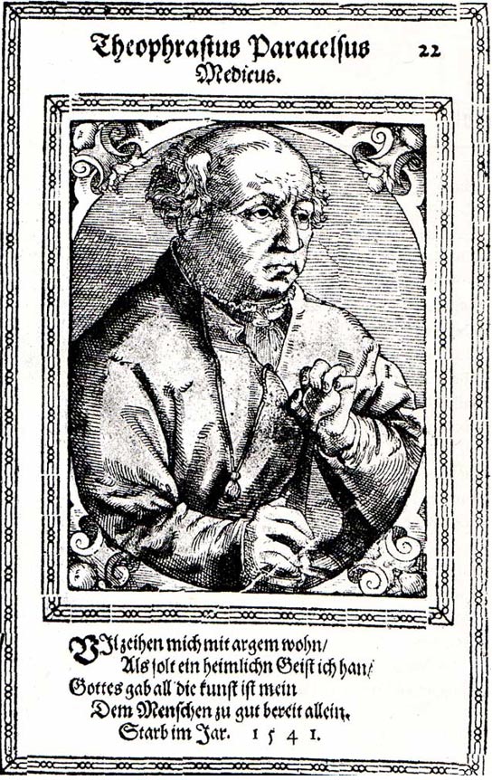 Paracelso, el padre de la toxicología y el enemigo de los médicos  Woodcut-of-Paracelsus