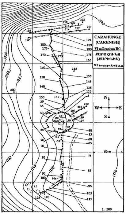 Armenian Stonehenge: Incredible History of the 7,500-Year-Old Observatory of Zorats Karer Map-9_orig