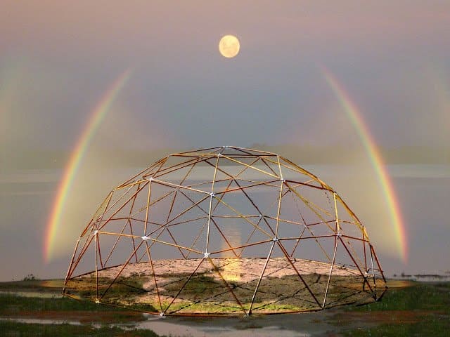 La Geometría Sagrada De Las Ciudades De Luz Domos O Cúpulas Geodésicas Dimension-Arcoiris1-c%C3%BApula-geometria-sagrada