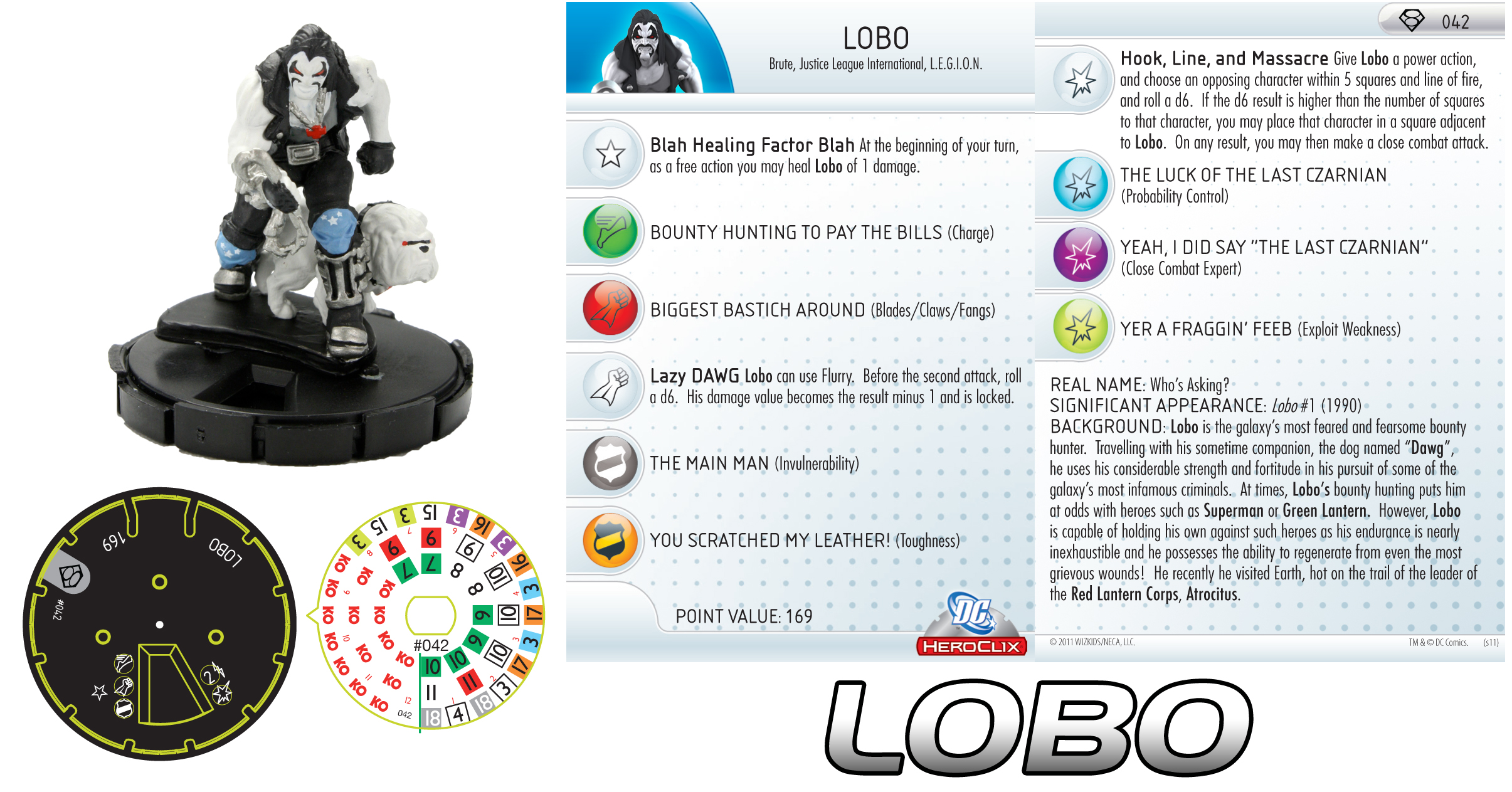 Heroclix, el juego de tablero de superheroes (Exposicion del juego y de sus figuras) 042-lobo