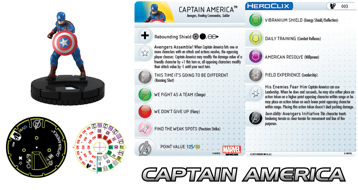 Marvel Heroclix: Avengers: Age of Ultron Movie 003-captain-america