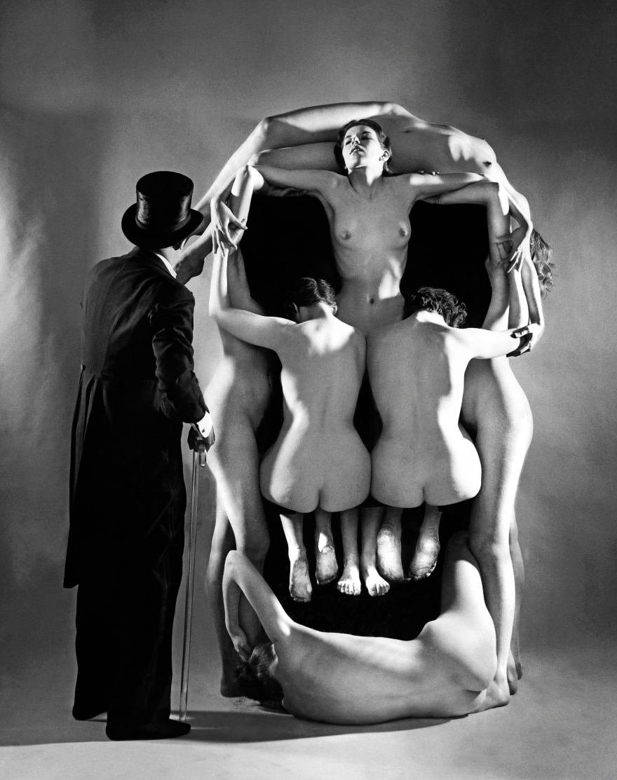 Slike poznatih umjetnika koje su vama lijepe Phillippe-Halsmann-And-Salvador-Dali-In-Voluptas-Mors-