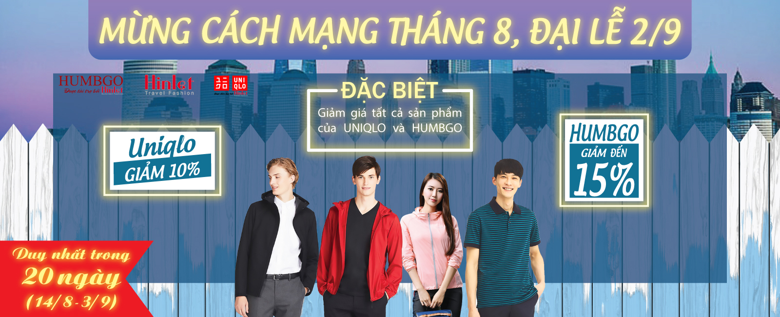 Sale cực Sốc mừng Cách Mạng Tháng 8 và lễ 2/9 cùng Thời Trang Hinlet Banner-2-9-1600x650-1