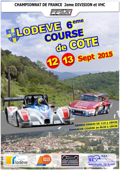 [34 Sortie] 06 et 07 Octobre : course de côte de Lodève Lodeve