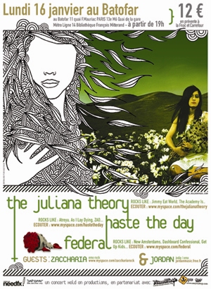 The Juliana Theory + Haste The Day + Federal @PARIS 16/01/06 Flyer_juliana_300