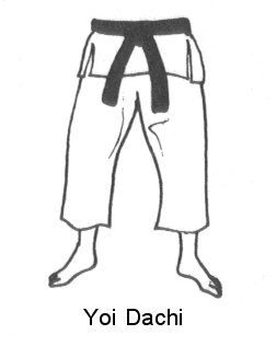 Karate: golpes de puño  Yoidachi