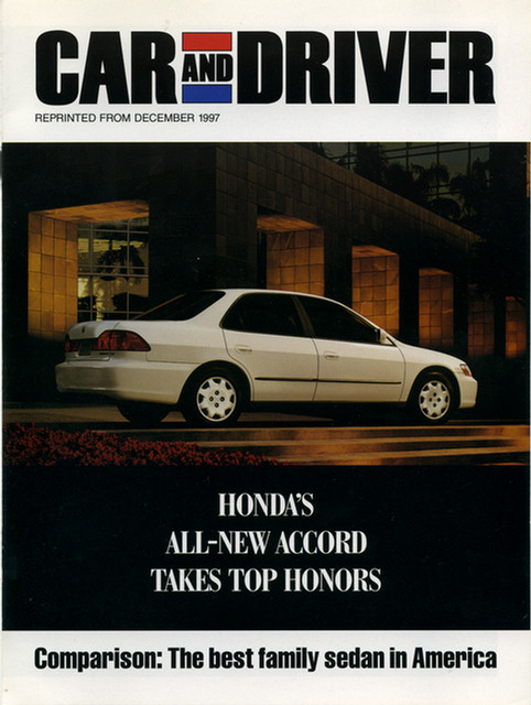 6th gen catalogs/literature 1998%20Accord%20(Car%20and%20Driver%20reprint)