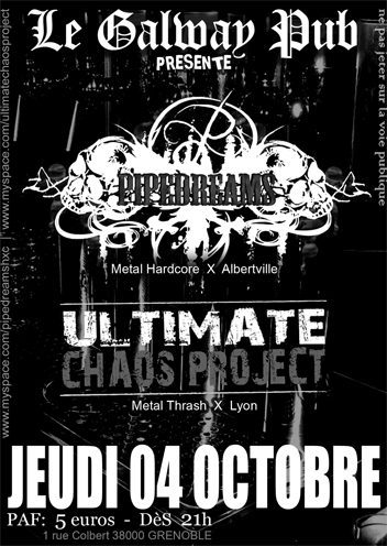 ULTIMATE CHAOS PROJECT EN CONCERT LYON/GRENOBLE B