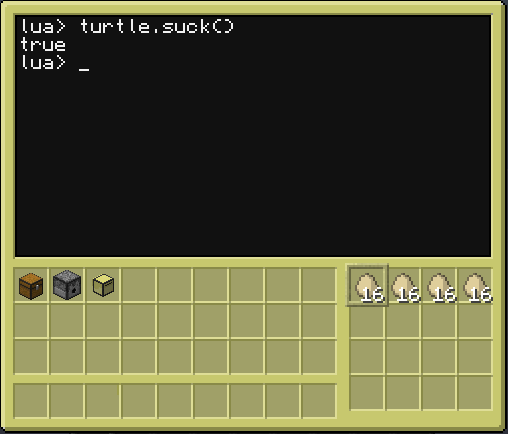 CC turtle.suck() 12